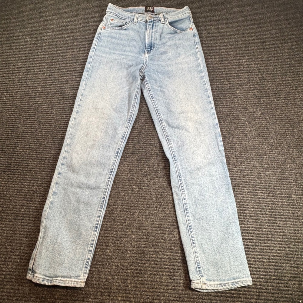 BDG Urban Outfitters Girlfriend High-Rise Cropped Jeans Light‎ Wash Denim 26
